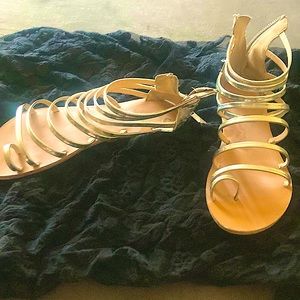 Wrap around sandals